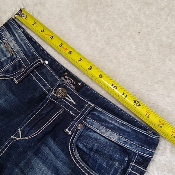 Bedrock for Express Jeans size 0 Boot Distressed - Picture 14 of 16